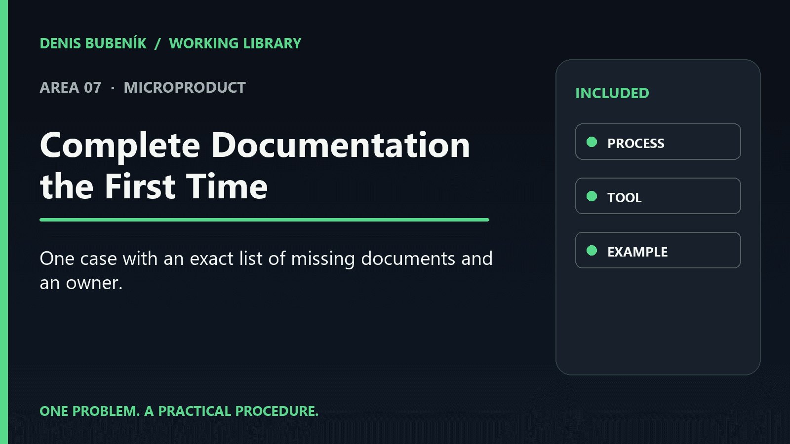 Cover for EN · Complete Documentation the First Time | Microproduct